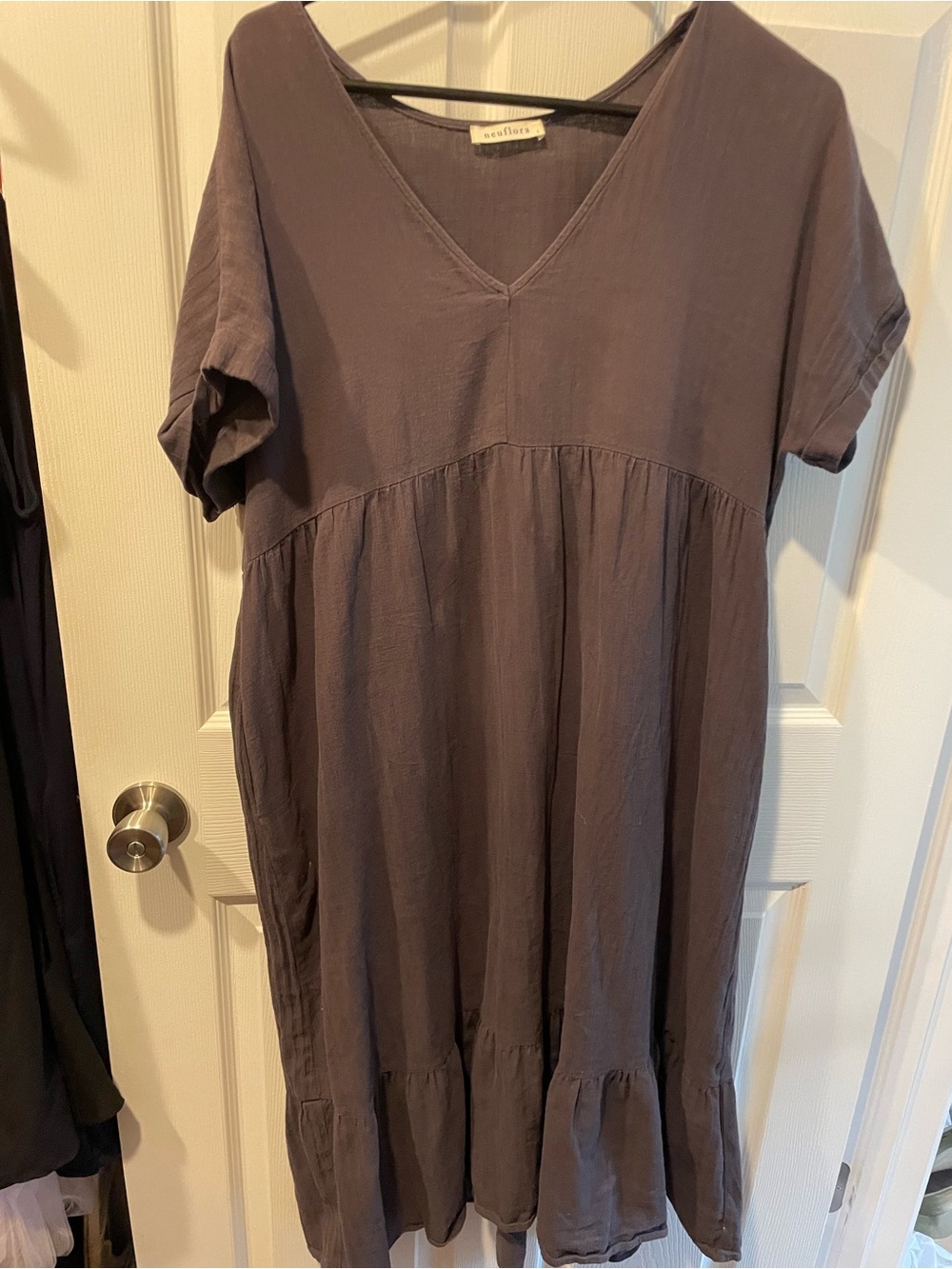 Neuflora Dress in Slate Gray Sz L
